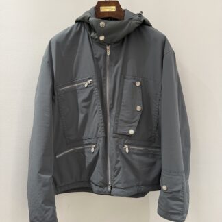 Replica Hermes Slate Gray Waterproof Tech Fabric Jacket