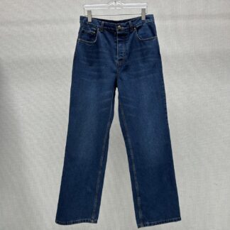 Louis Vuitton Pocket Embossed Leather Jeans For Men