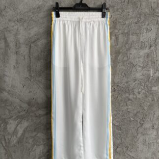 Casablanca 26SS Planet Pattern Silk Trousers For Men