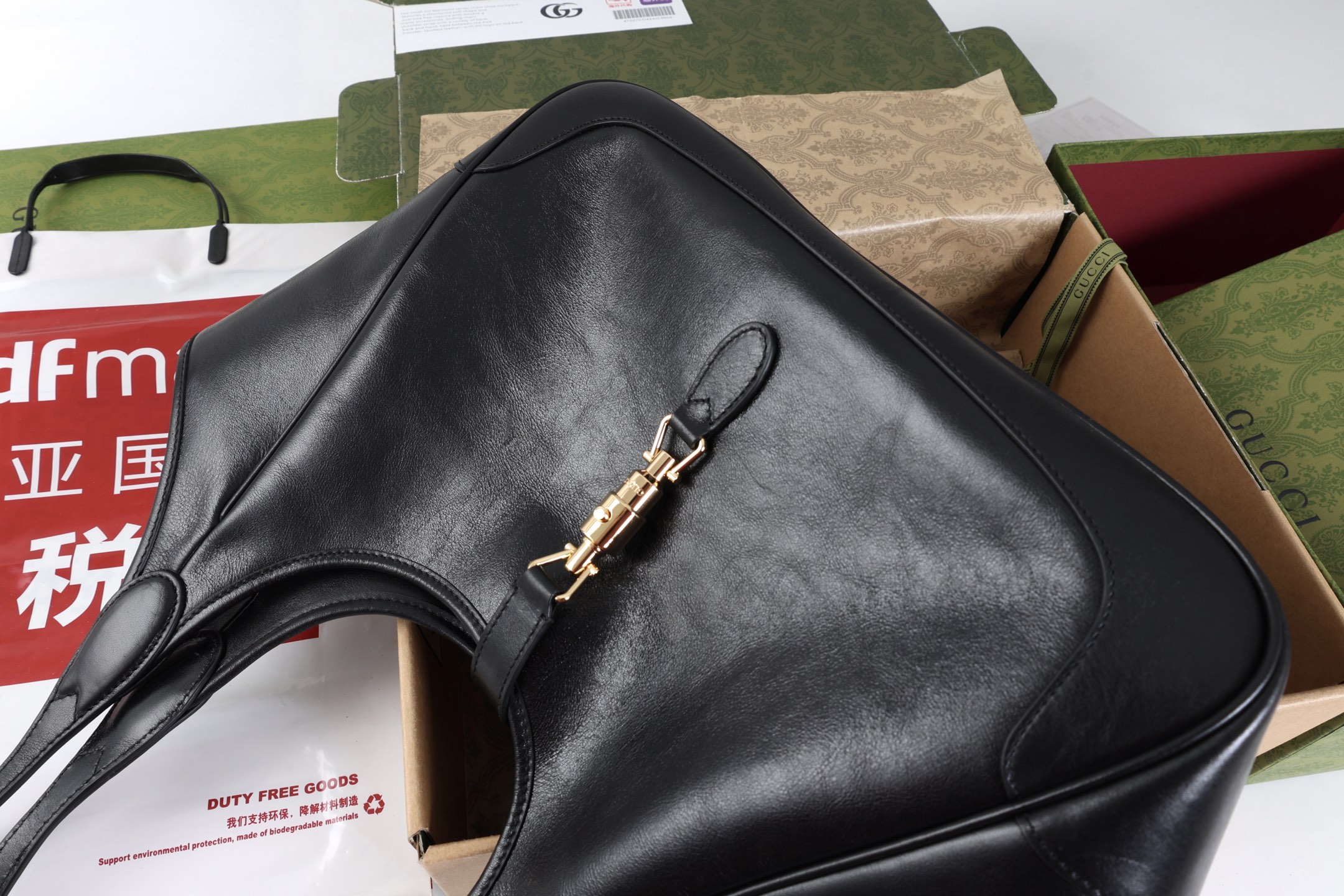 Replica GUCCI Mercato medium tote bag 866645 black leather - Image 5