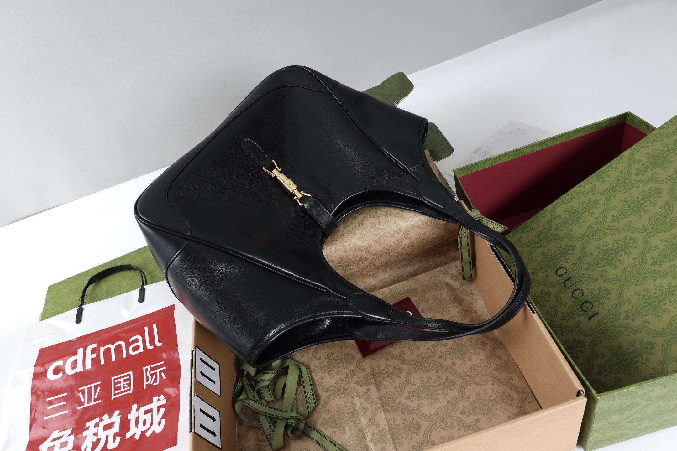 Replica GUCCI Mercato medium tote bag 866645 black leather - Image 8