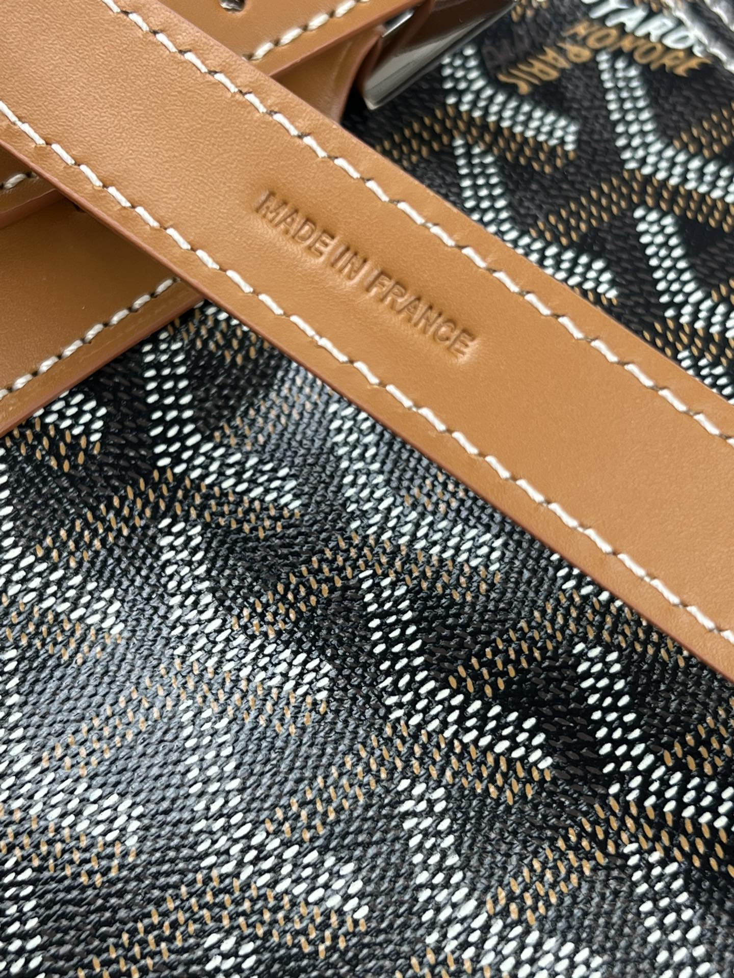 Replica Goyard Boston 45 bag Black & Tan - Image 9