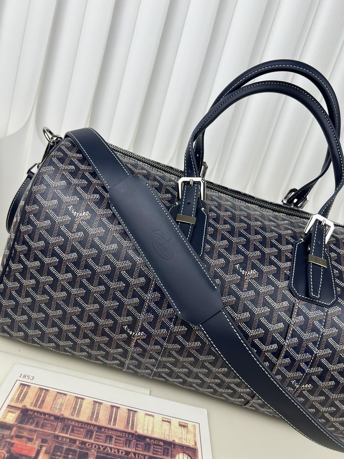 Replica Goyard Boston 45 bag nevy blue - Image 4