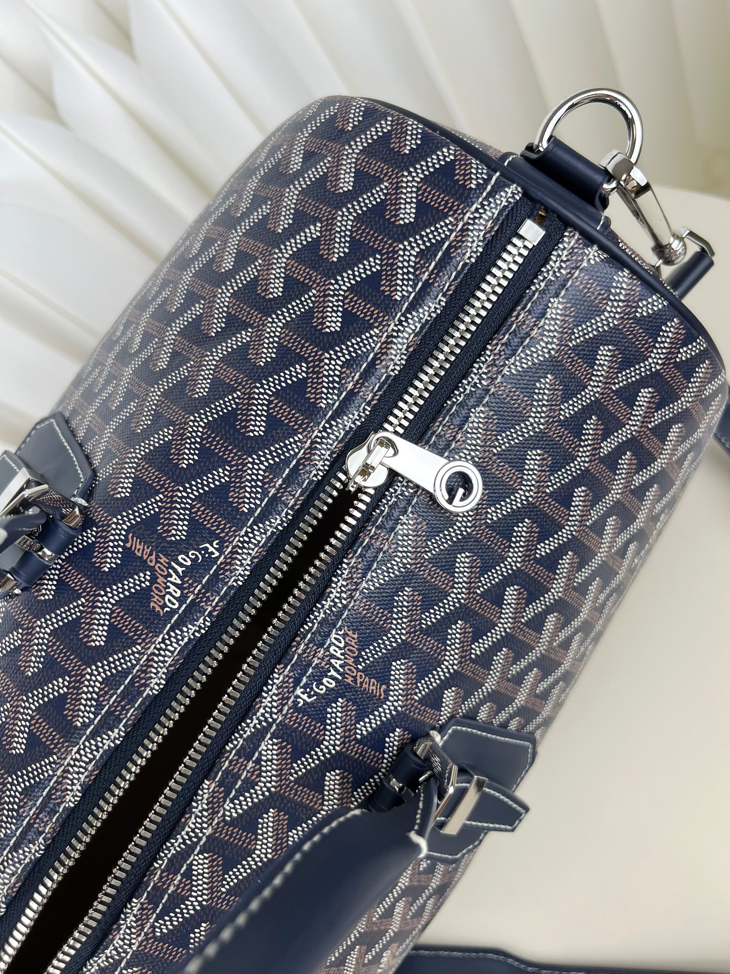 Replica Goyard Boston 45 bag nevy blue - Image 7