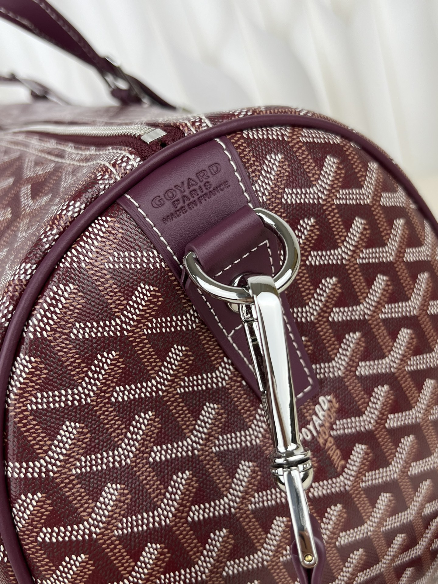 Replica Goyard Boston 45 bag Burgundy - Image 2