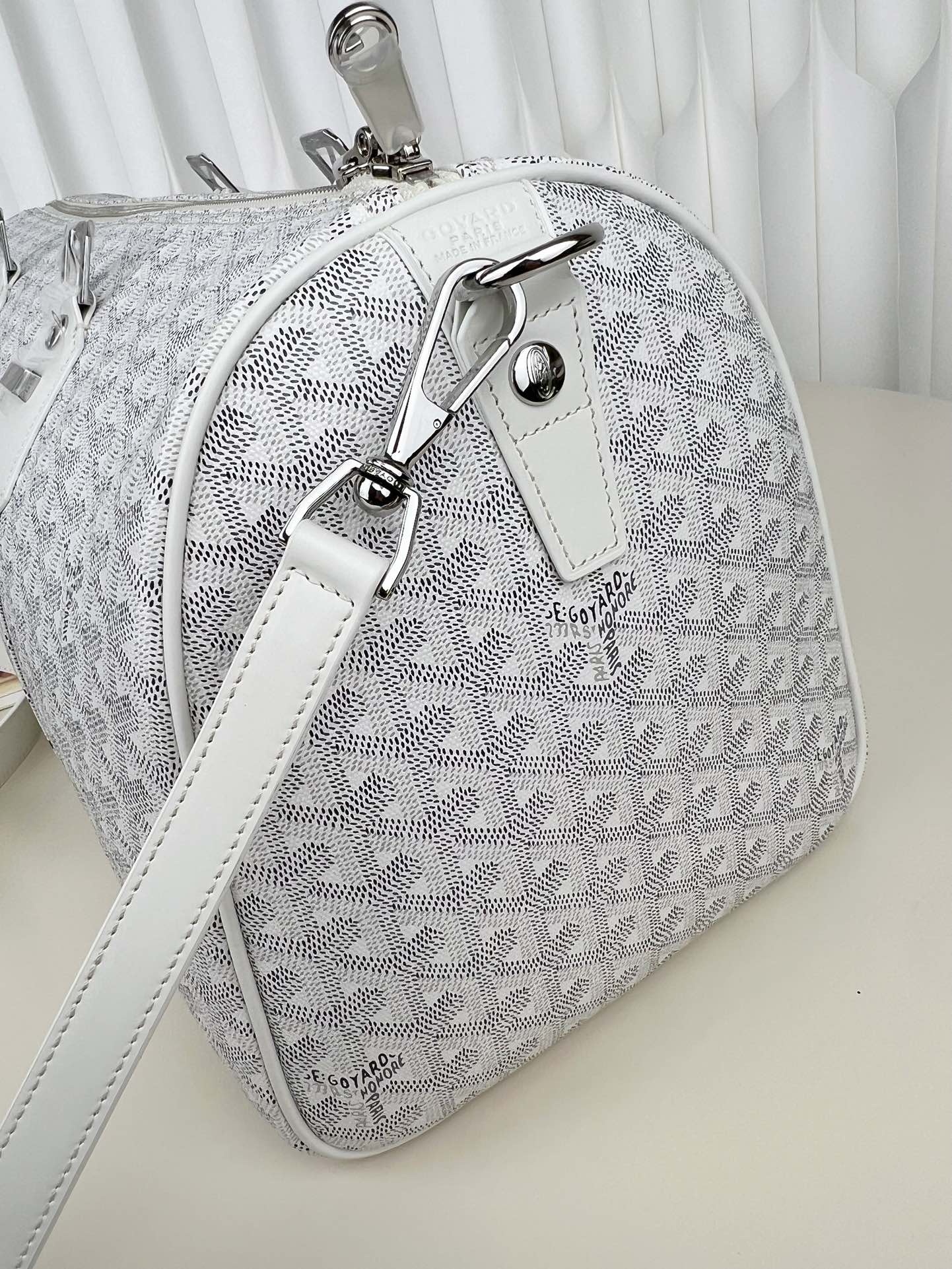 Replica Goyard Boston 45 bag White - Image 5