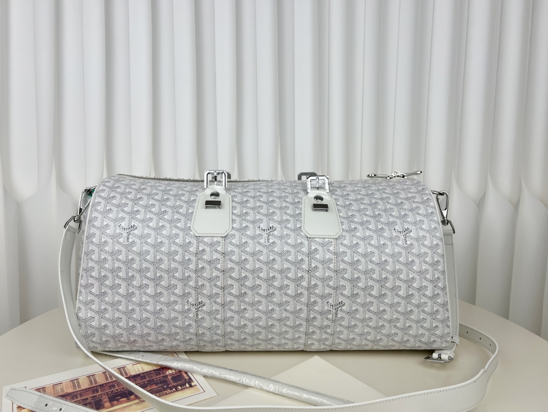 Replica Goyard Boston 45 bag White - Image 9