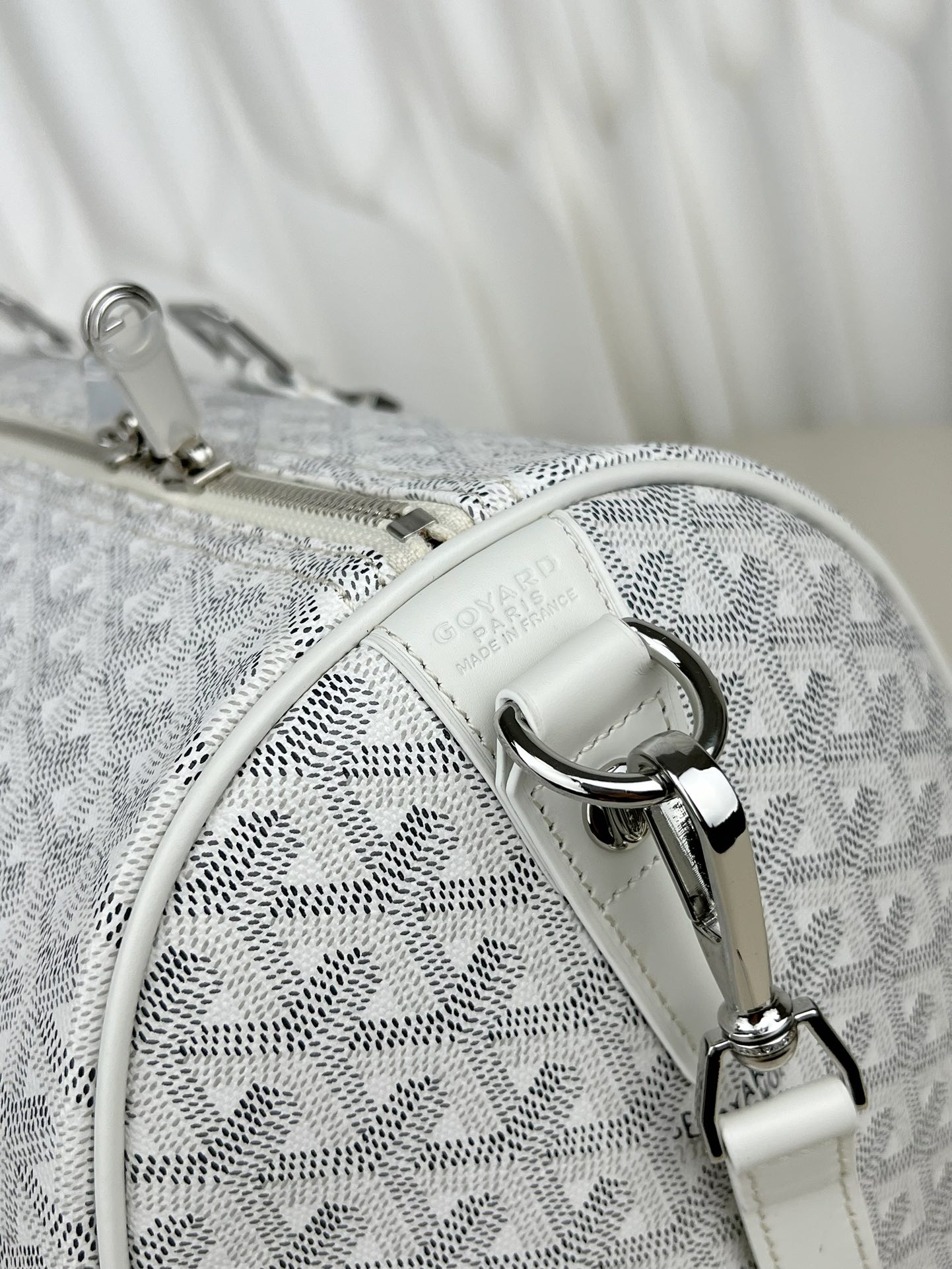 Replica Goyard Boston 45 bag White - Image 6