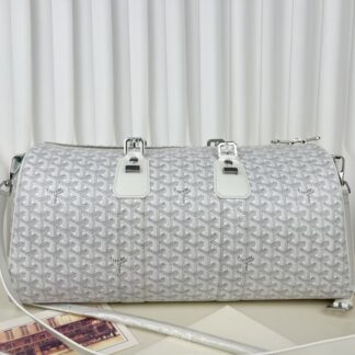Replica Goyard Boston 45 bag White