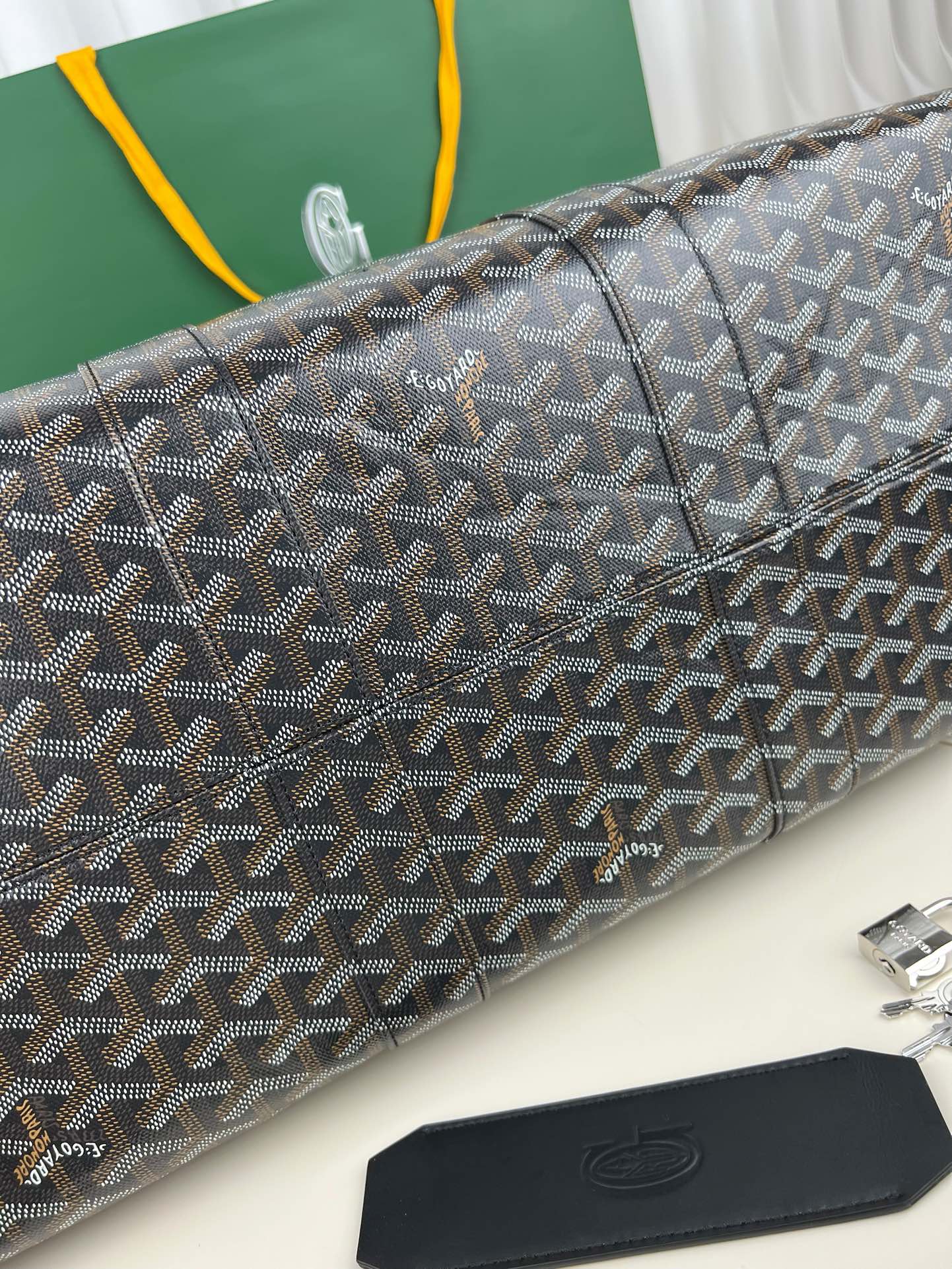 Replica Goyard Boston 45 bag black - Image 14