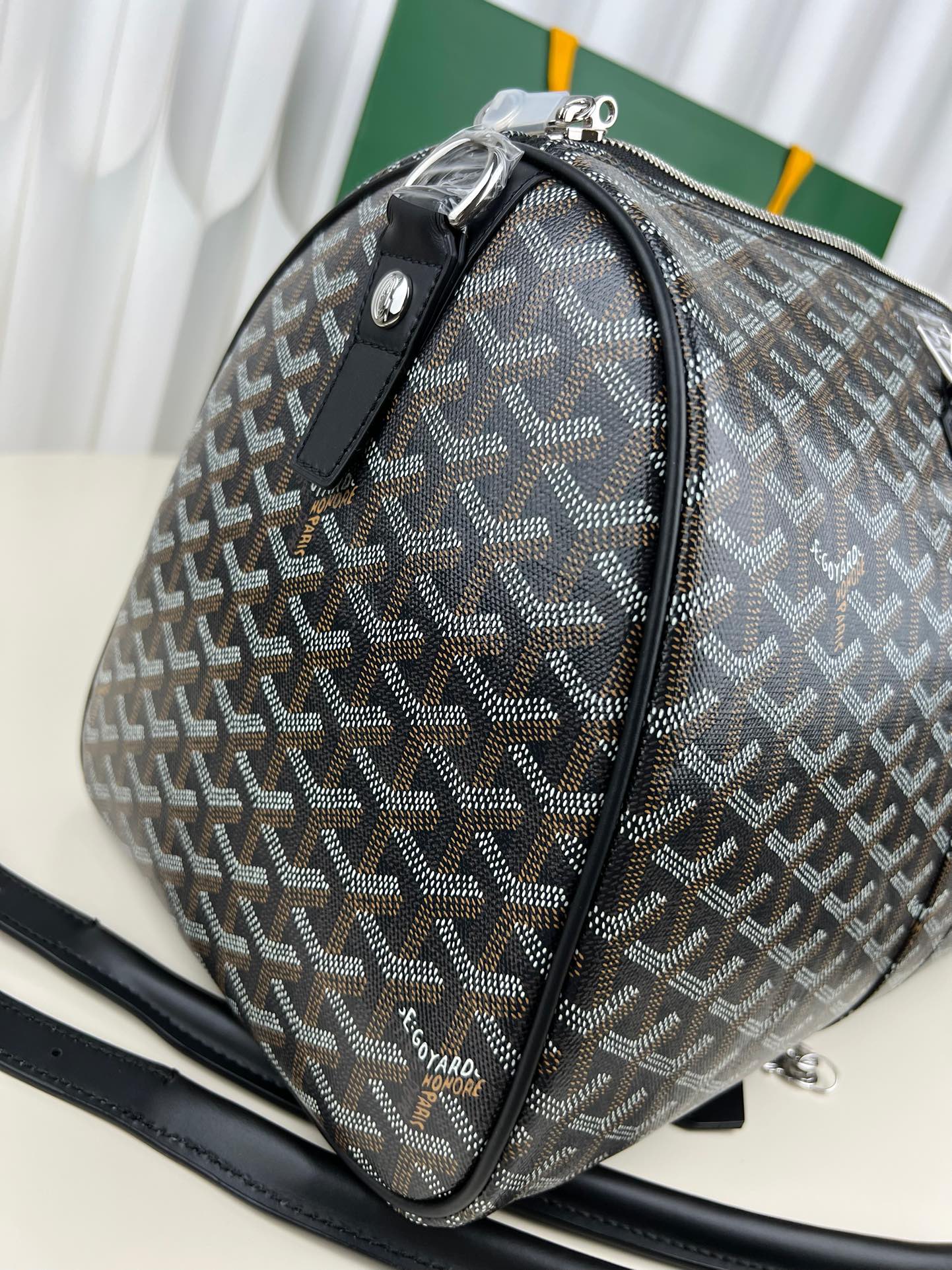 Replica Goyard Boston 45 bag black - Image 15