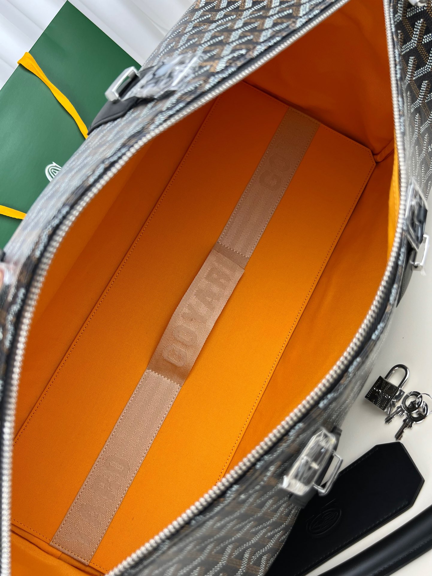 Replica Goyard Boston 45 bag black - Image 11