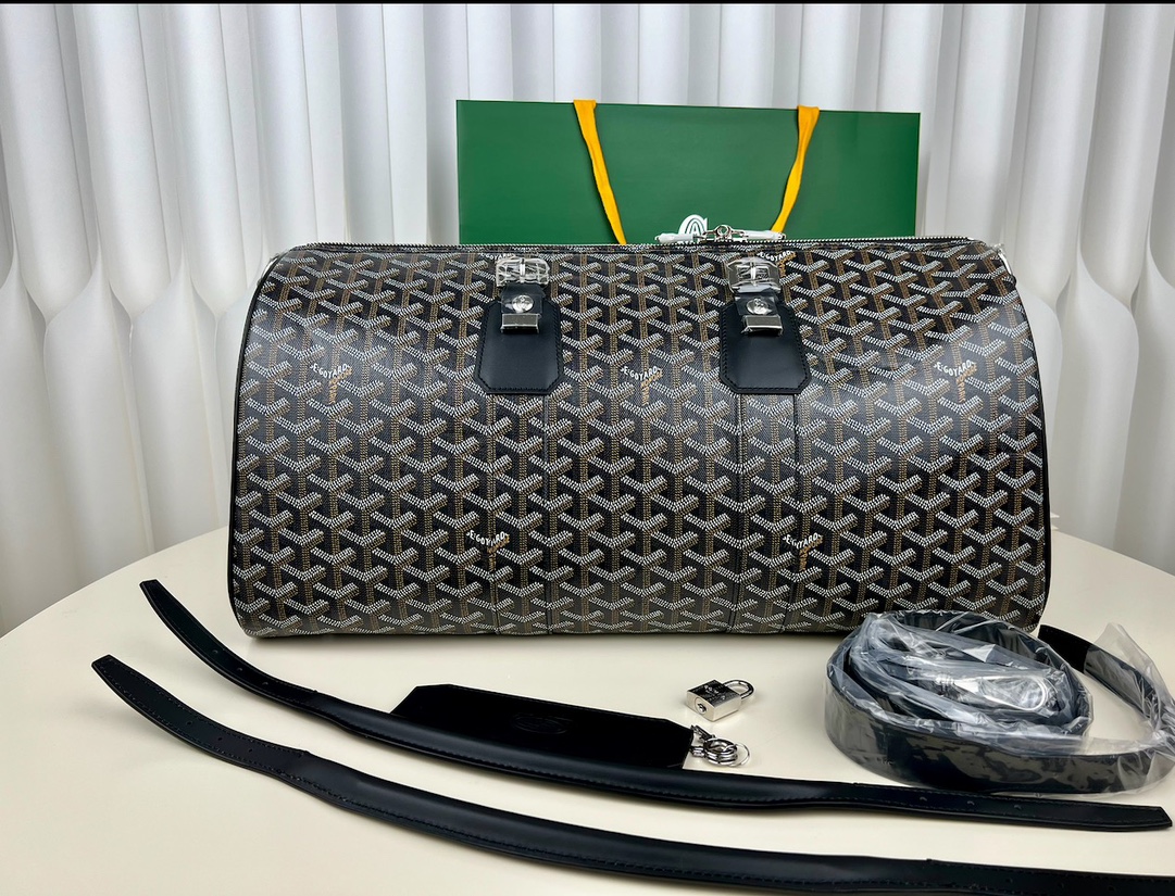Replica Goyard Boston 45 bag black - Image 18