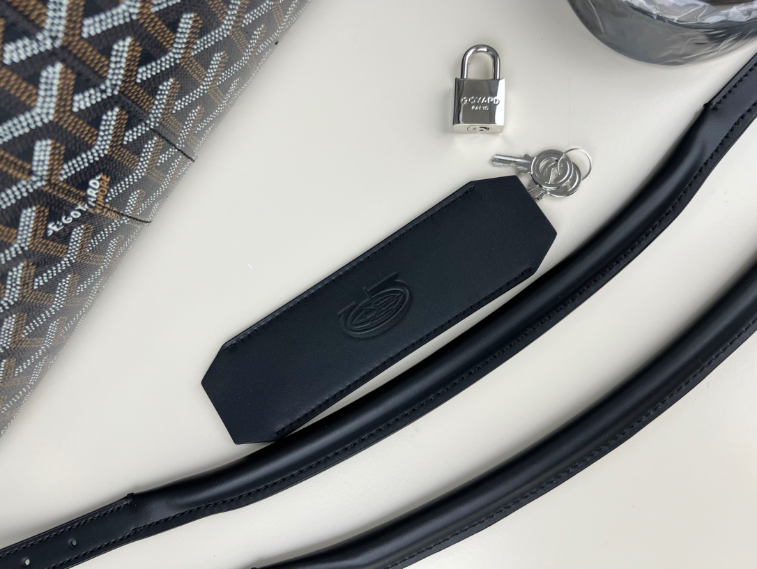 Replica Goyard Boston 45 bag black - Image 4