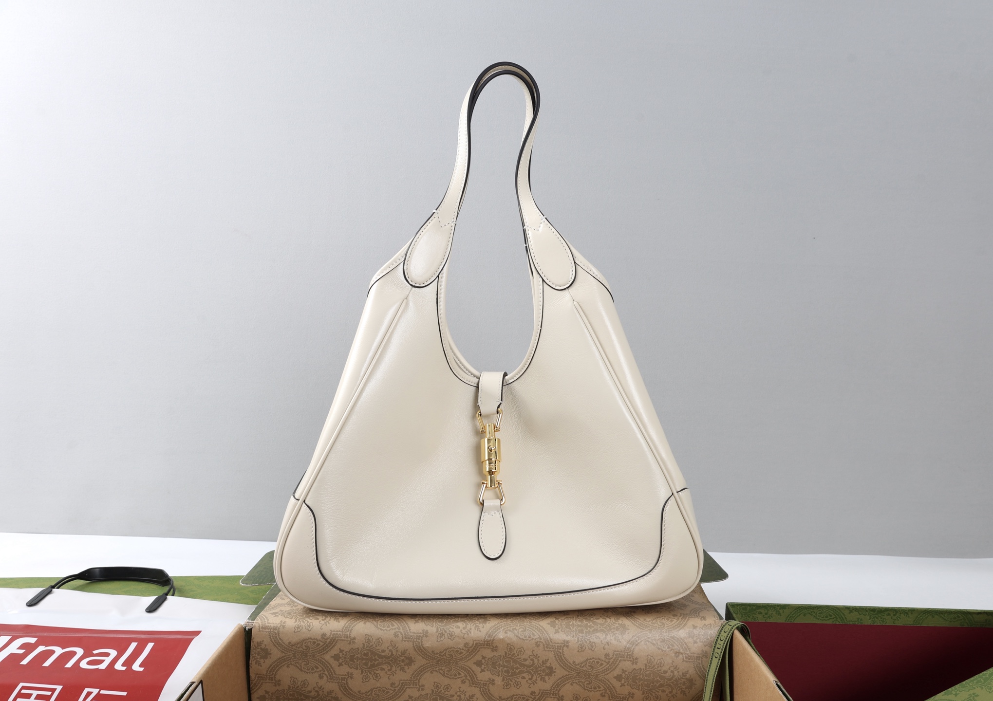 Replica GUCCI Mercato medium tote bag 866645 white leather - Image 6