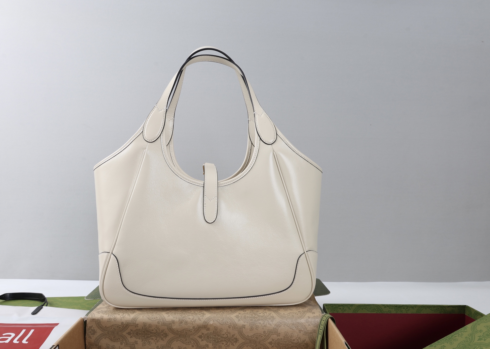 Replica GUCCI Mercato medium tote bag 866645 white leather - Image 8