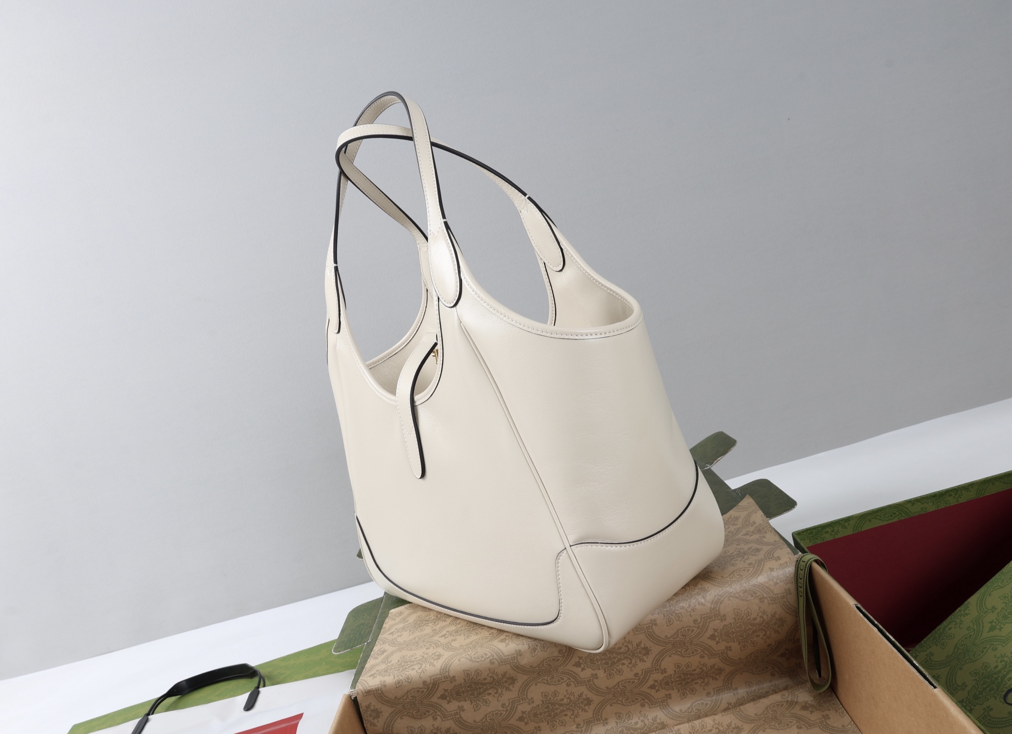 Replica GUCCI Mercato medium tote bag 866645 white leather - Image 3